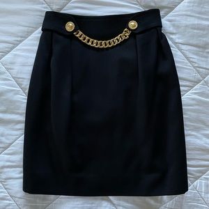 CELINE Vintage Wool Pencil Skirt